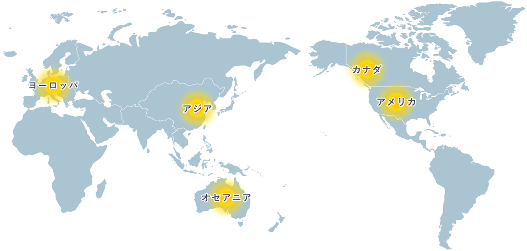 国際ネットワークワールドマップ