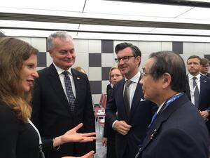永山理事長 リトアニア共和国大統領と面談 一般財団法人バイオインダストリー協会 Japan Bioindustry Association